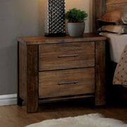 Transitional Night Stand In Oak Finish