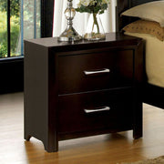 Transitional Night Stand In Espresso Finish