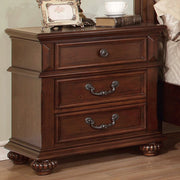 Traditional Night Stand In Oak Finish