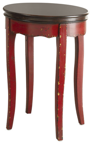 Vintage Side Table, Red