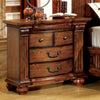 Transitional Night Stand, Antique Tobacco Oak