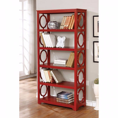 Contemporary Display Shelf, Red