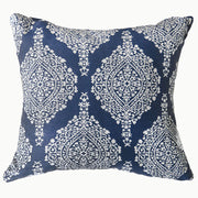 Contemporary Big Pillow With fabric, Blue Finish, Set of 2