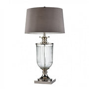 Contemporary Glass Table Lamp, Translucent