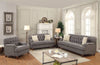 Splendid Sofa with 2 Pillows, Dark Gray Fabric