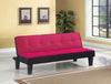 Flannel Fabric Adjustable Sofa, Pink