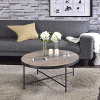 Charming Coffee Table, Weathered Oak Brown