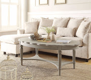 Conventional Coffee Table, Antique Gray
