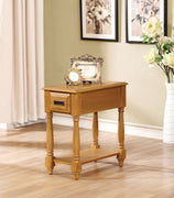 Enchanting Side Table, Light Oak Brown