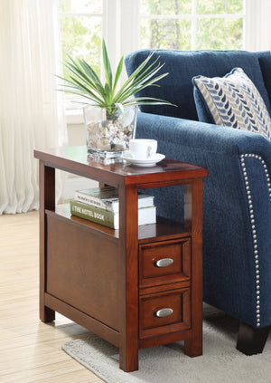 Astonishing Side Table, Cherry Brown