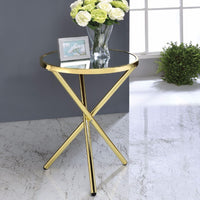 Beautiful Side Table, Mirror & Gold