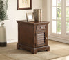 Elegant Side Table, Dark Oak Brown