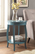 Affiable Side Table, Teal Blue