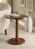 Astonishing Side Table With Round Top, Walnut