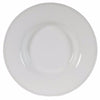 Enticing Round Decorative Porcelain Plate, White