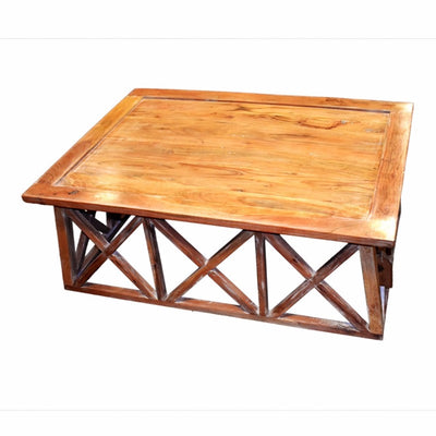 Fine-Looking Wooden Coffee Table, Brown