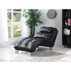 Fantastically Designed Modern Black Chaise