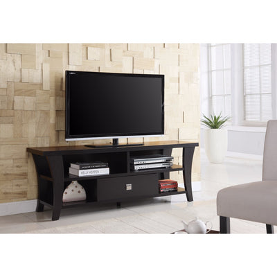 Attractive Transitional Style TV Console, Brown