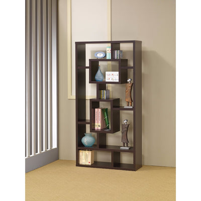 Aesthetic Fine Looking Rectangular bookcase, Brown