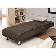 Sophisticated Chaise Couch Bed, Brown