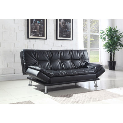 Modern Styled Comfortable Couch Bed, Black