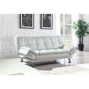 Contemporary Styled Comfortable Couch Bed, White