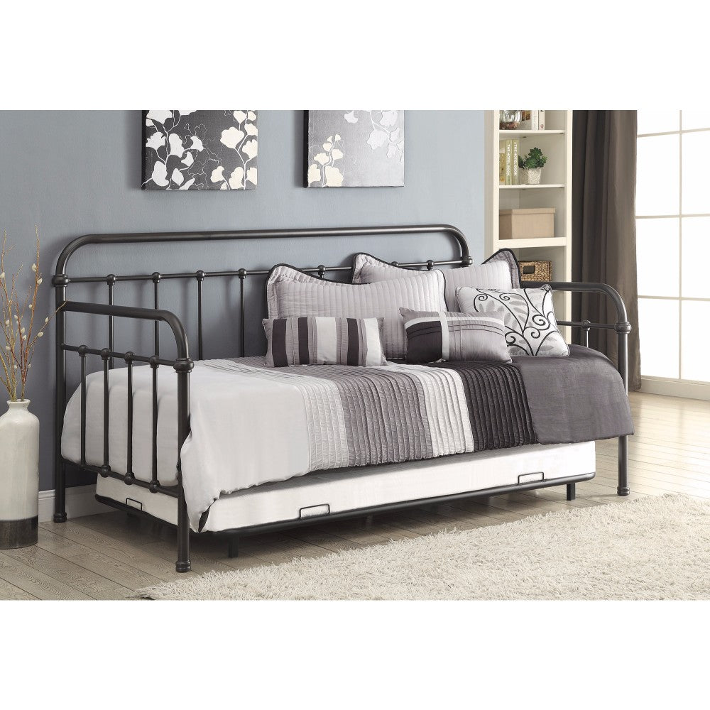 Well-designed Twin Metal Bed, Bronze