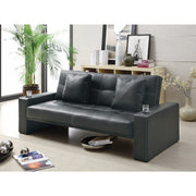 Contemporary Styled Sofa Bed with Casual Furniture Style, Black