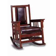 Traditional Rocking Chair, Warm Espresso