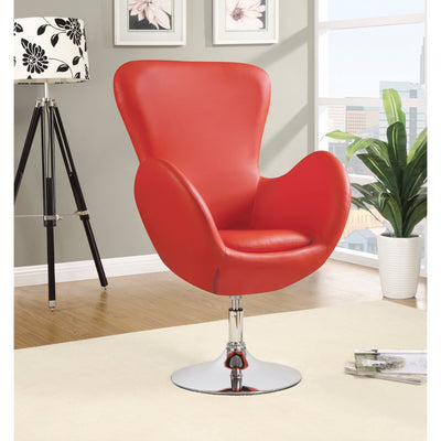 Style Forward Accent Chair, Red