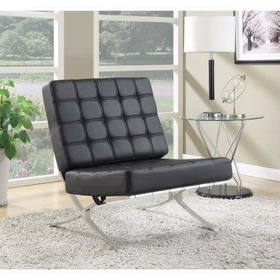Comfy Fine Accent Chair, Black