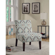 Elegantly Fashioned Accent Chair, Multicolor