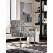 Abstractly Chic Accent Chair, Multicolor