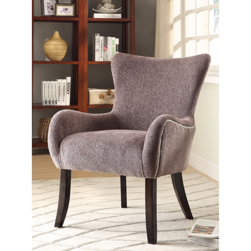 Attractively Elegant Accent Chair, Gray