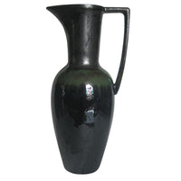 Ancient Ceramic Decorative Pitcher, Black