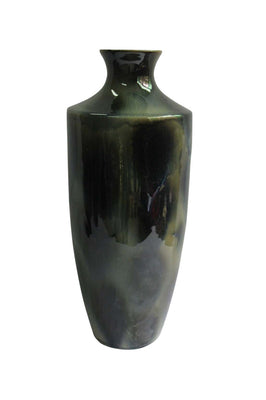 Aesthetically Enchanted Ceramic Vase, Green
