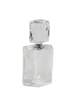 Dazzling  Crystal Perfume Bottle, Clear