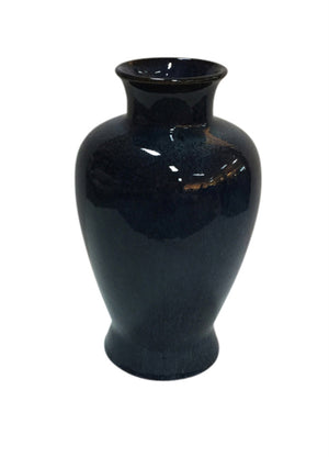 Majestic Decorative Ceramic Vase, Blue