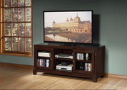 TV Stand, Merlot Brown