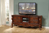 Impressive TV Stand, Cherry Oak Brown