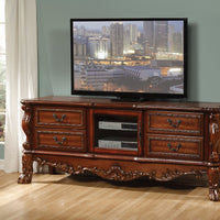 Impressive TV Stand, Cherry Oak Brown