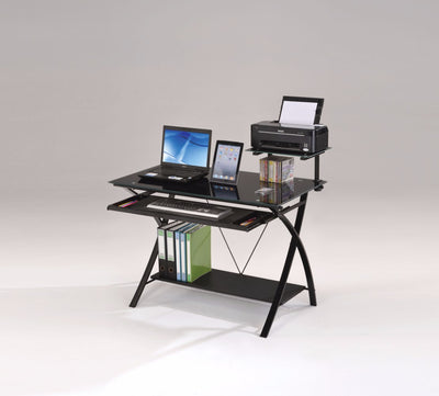 Modern Day Computer Desk, Black