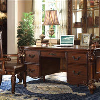 Imperial Executive Desk, Cherry Brown
