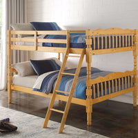 Full-Full Bunk Bed, Natural