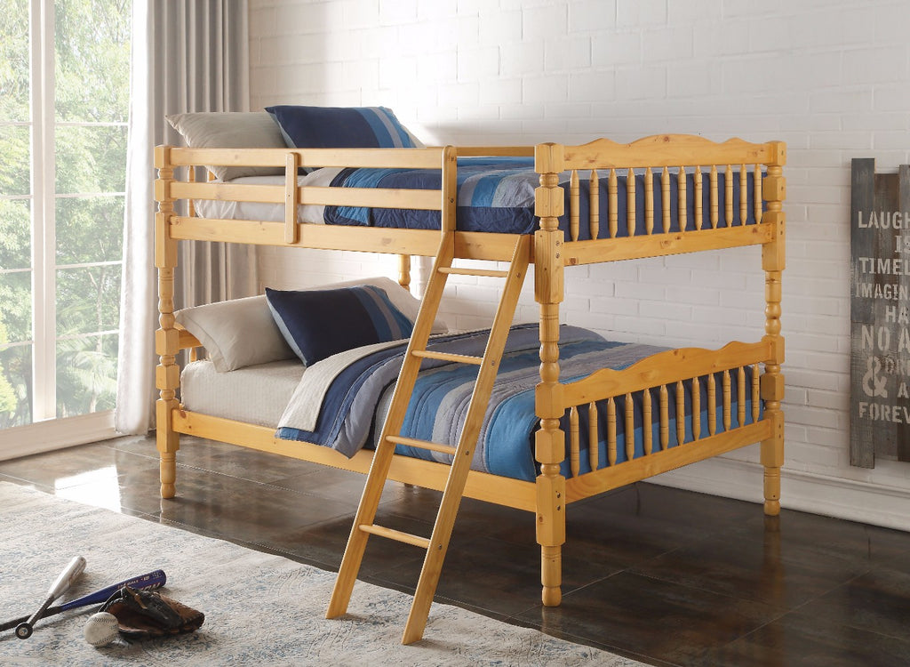 Full-Full Bunk Bed, Natural