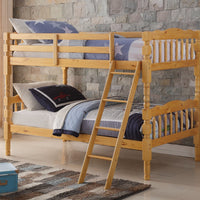 Twin-Twin Bunk Bed, Natural