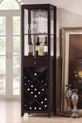 Smart Looking Wine Cabinet, Espresso Brown