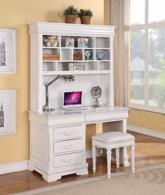 Computer Hutch, White