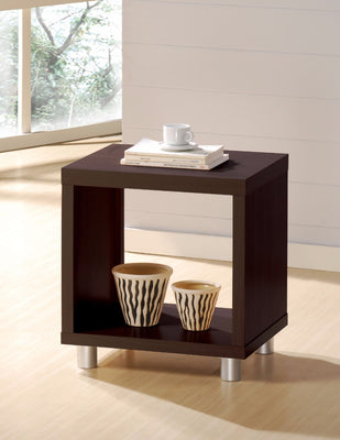 End Table, Espresso Brown