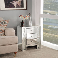 End Table, Mirrored